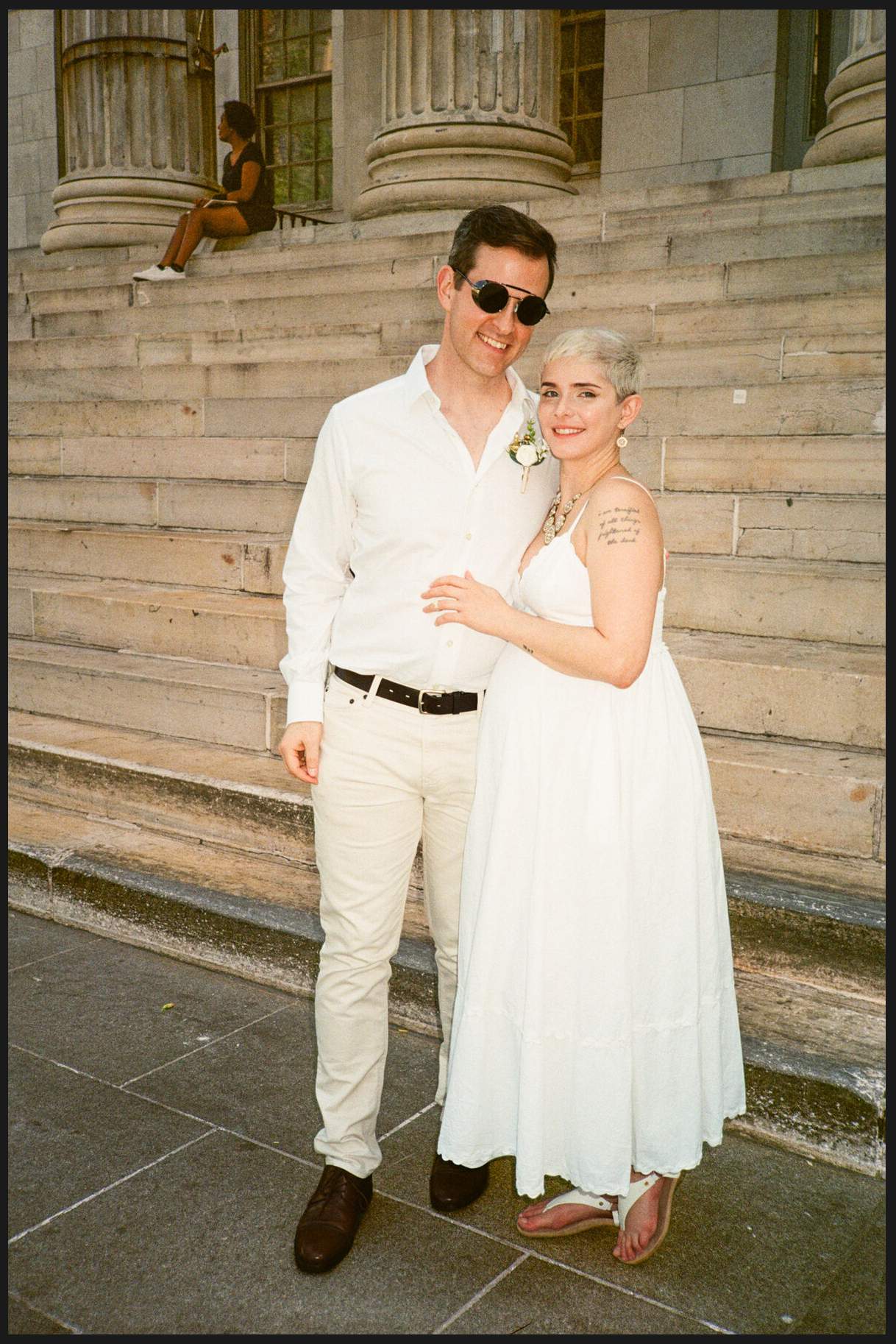 Brooklyn City Hall elopement, captured on film by Lana Dubkova, photo 32