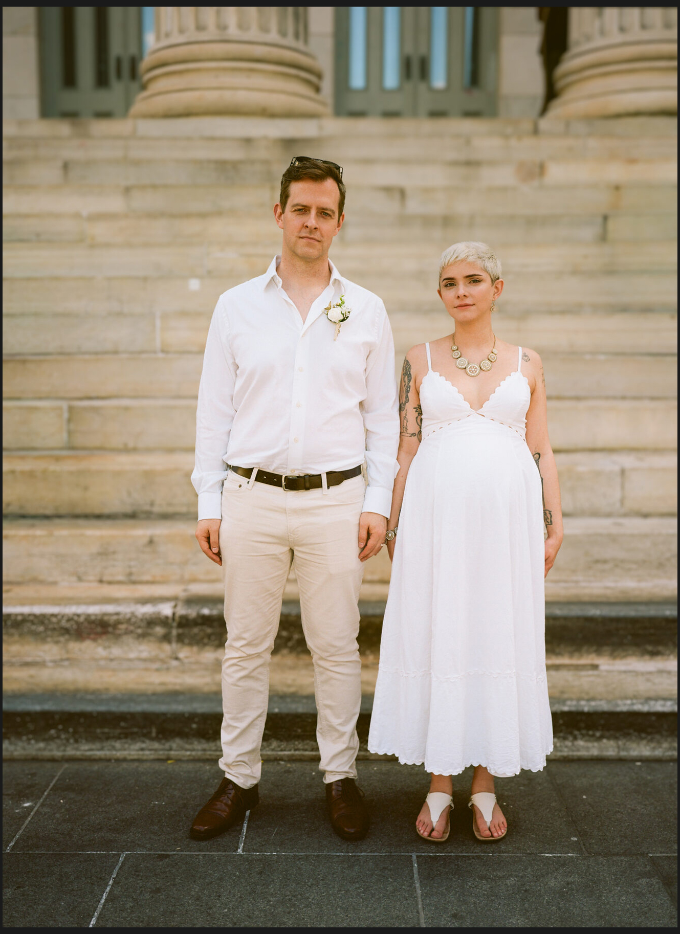 Brooklyn City Hall elopement, captured on film by Lana Dubkova, photo 33