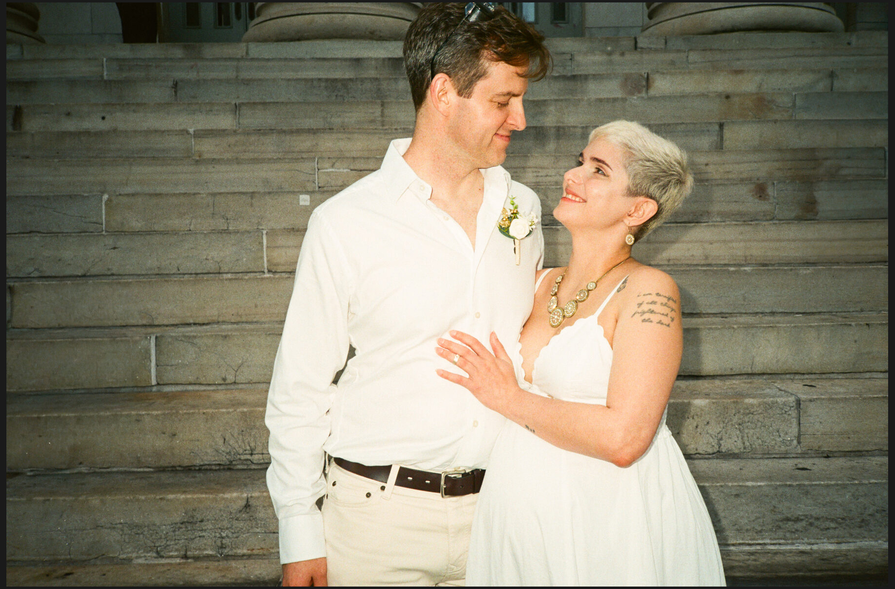 Brooklyn City Hall elopement, captured on film by Lana Dubkova, photo 37