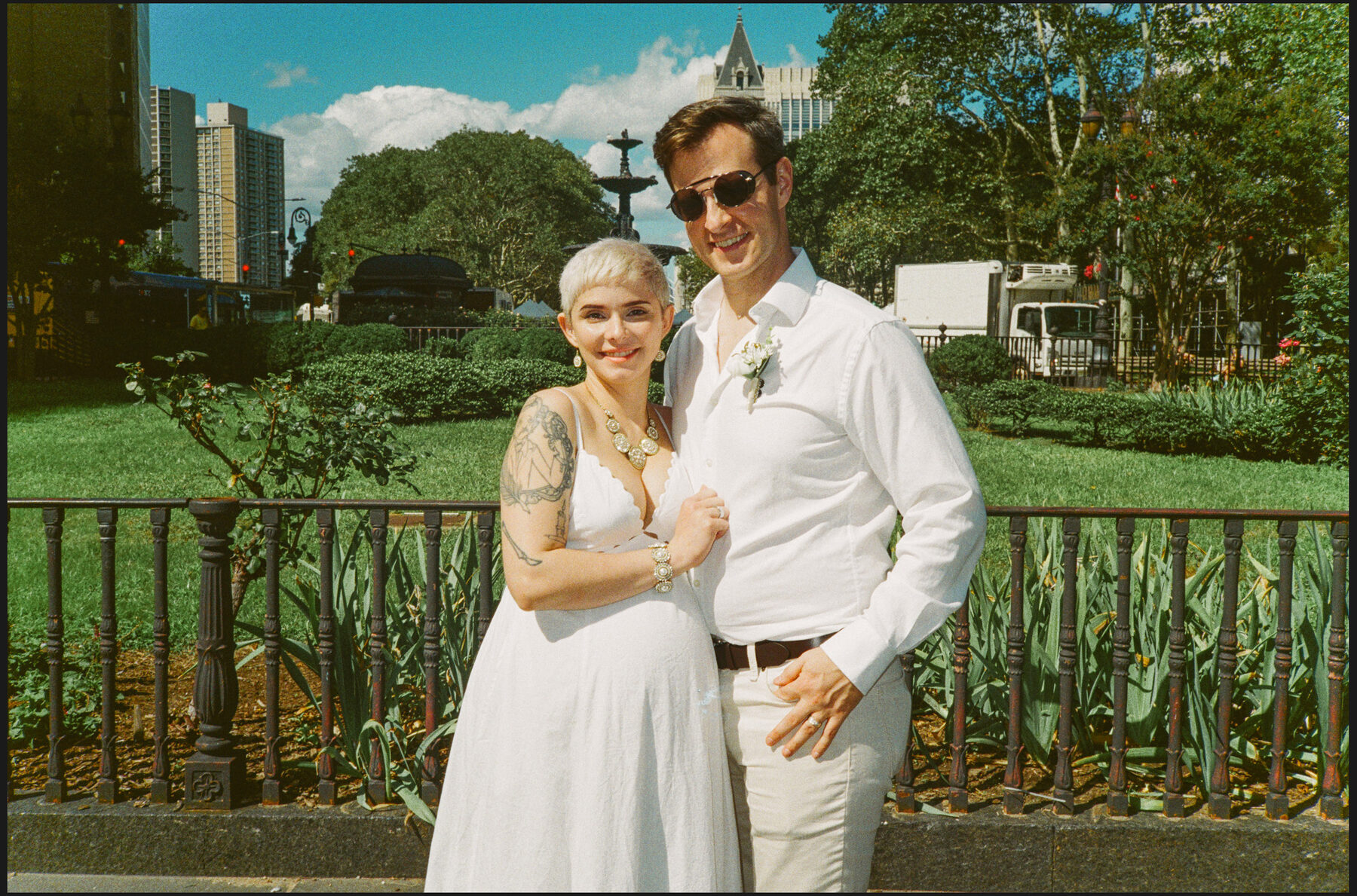 Brooklyn City Hall elopement, captured on film by Lana Dubkova, photo 39